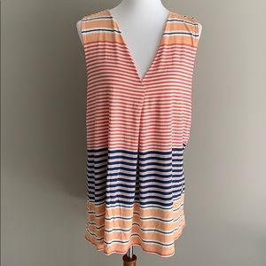 Anthropologie striped tunic | Large